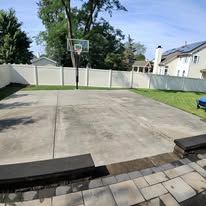 Concrete before cleaning