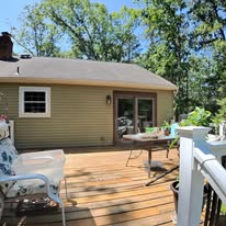 Deck cleaning